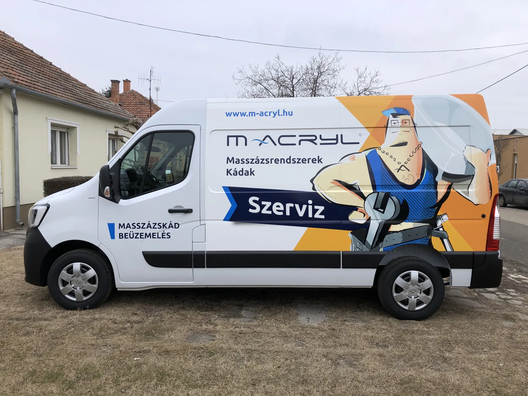 Idea Reklám referencia: Jármű dekorációk - MÉTA NAGY TRANSIT és RENAULT 3D dekor