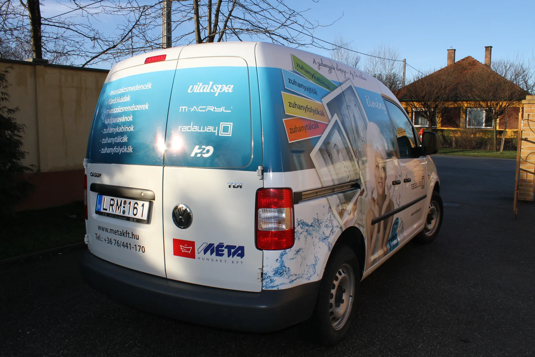 Idea Reklám referencia: Jármű dekorációk - MÉTA VW Caddy autódekor