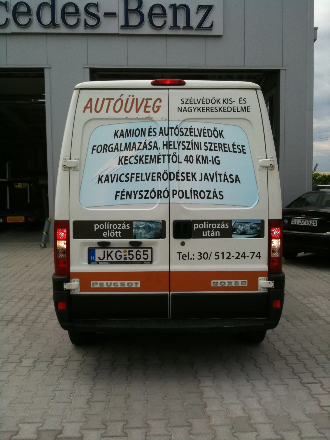 Idea Reklám referencia: Jármű dekorációk - ROAD PART Ducato 2D dekor