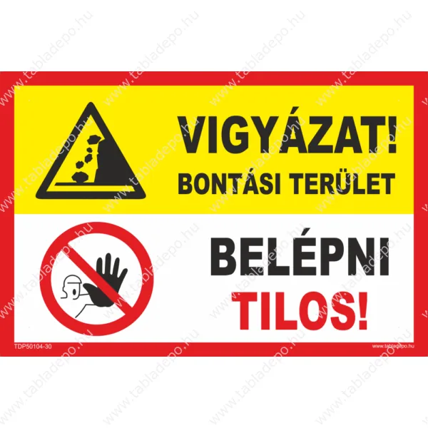 Idea Reklám referencia: Öntapadós fóliák, címkék - Építési terület táblák