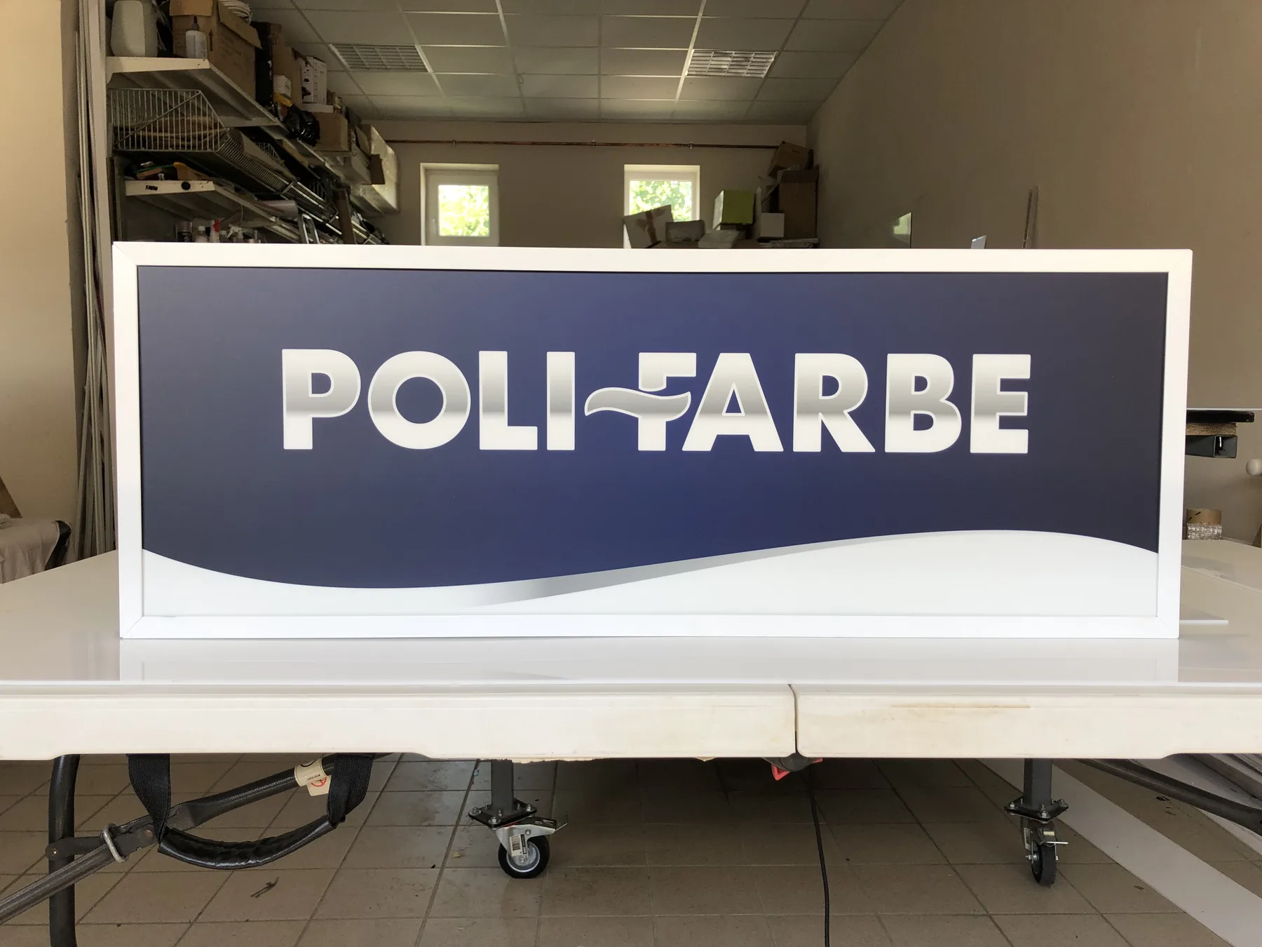 Idea Reklám referencia: Táblák, cégérek - POLIFARBE Viltábla